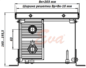 Конвектор Eva K160